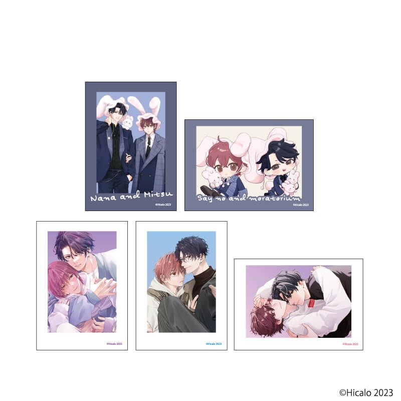 ミニフォト「嫌だと言ってモラトリアム」01/コンプリートセット(全5種)(公式&描き下ろしイラスト)