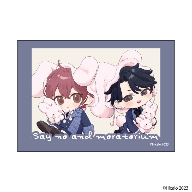 ミニフォト「嫌だと言ってモラトリアム」01/ブラインド(5種)(公式&描き下ろしイラスト)