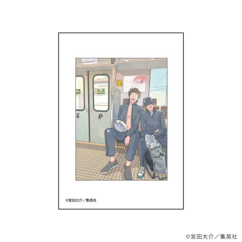 イラストカード「最強の詩」02/山田金山 & 夏目澄司 B(公式イラスト)