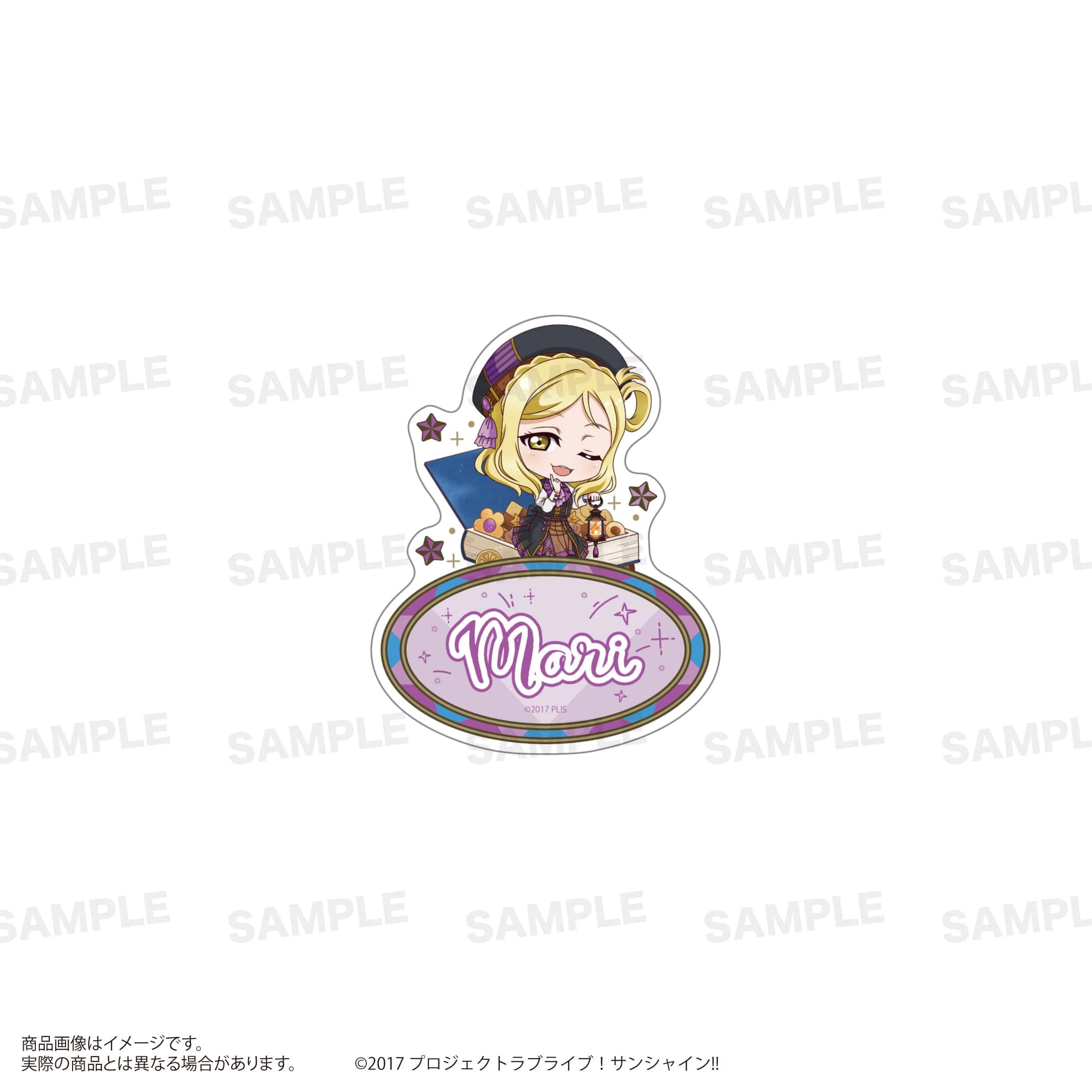 「ラブライブ！サンシャイン!!」アクリルバッジ（きゃらどるちぇ）魔法学校ver. 小原 鞠莉