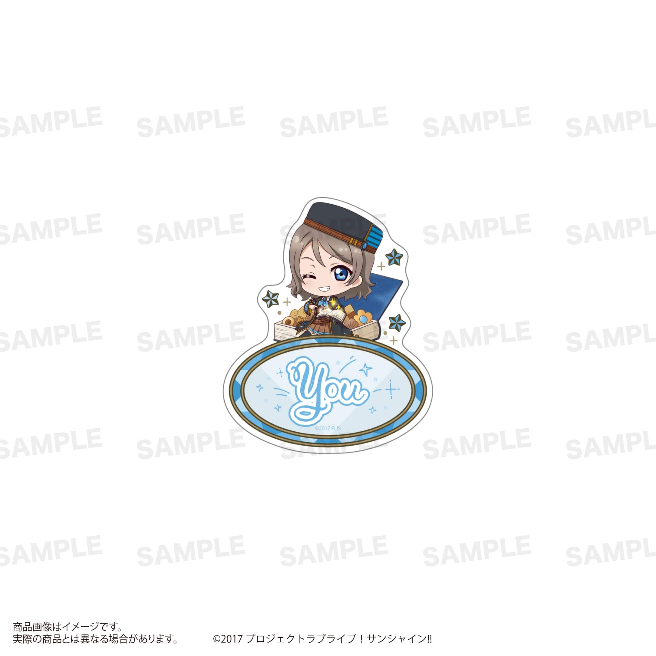 「ラブライブ！サンシャイン!!」アクリルバッジ（きゃらどるちぇ）魔法学校ver. 渡辺 曜