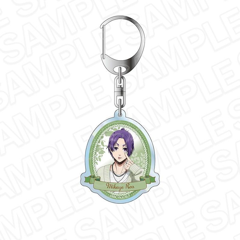 ブルーロック ホログラムキーホルダー 御影玲王 White&Pistachio Ver.