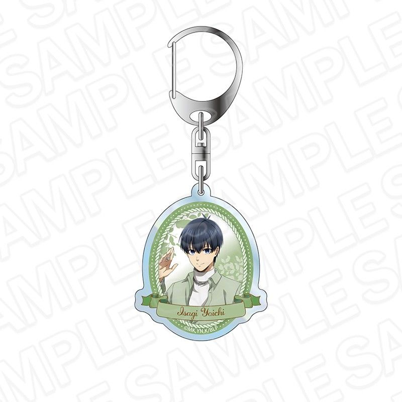 ブルーロック ホログラムキーホルダー 潔世一 White&Pistachio Ver.