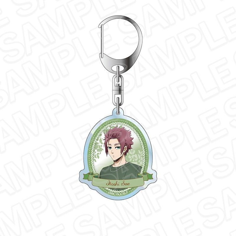 ブルーロック ホログラムキーホルダー 糸師冴 White&Pistachio Ver