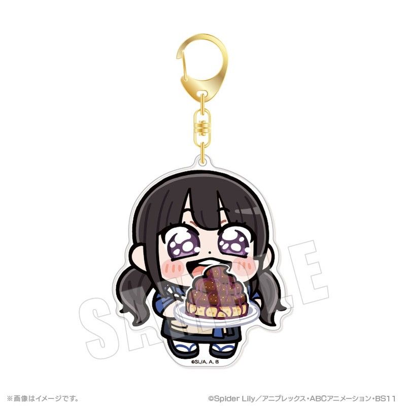 リコリス・リコイル ぶくぶ おおきめアクリルキーホルダー 04 井ノ上たきな(喫茶リコリコVer.)