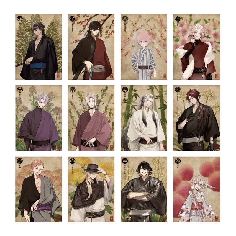 刀剣乱舞-ONLINE- 華こよみ絵巻 第六弾 絵葉書集