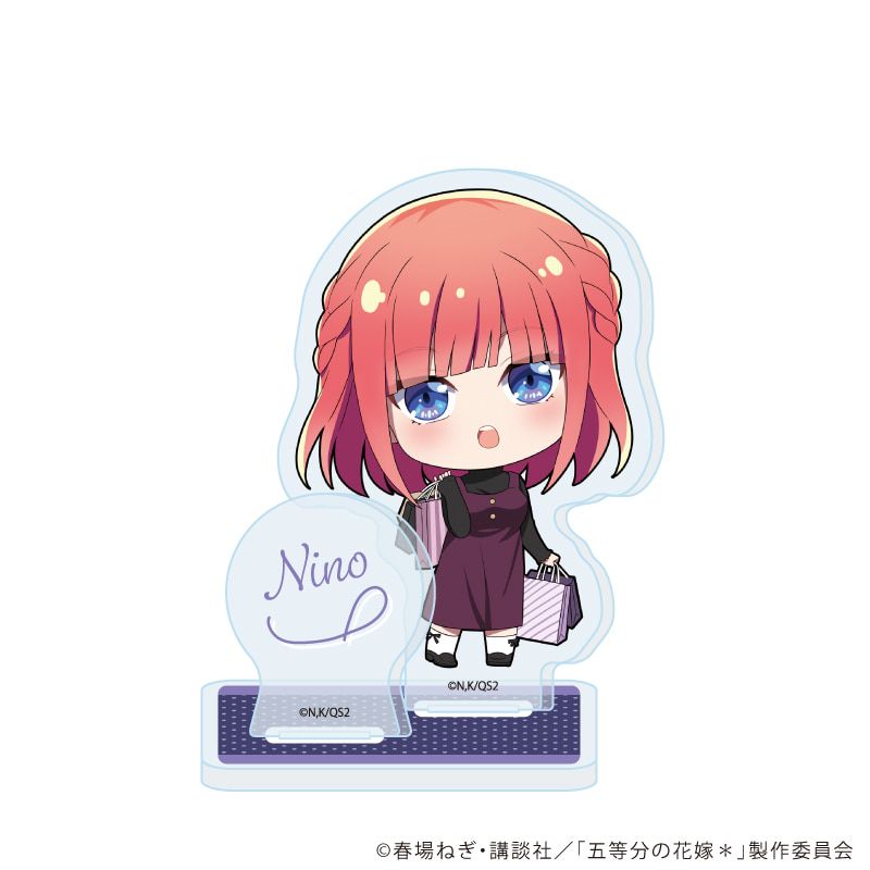 アクリルスタンドプレート「五等分の花嫁＊」12/二乃 ショッピングver.(ミニキャライラスト)