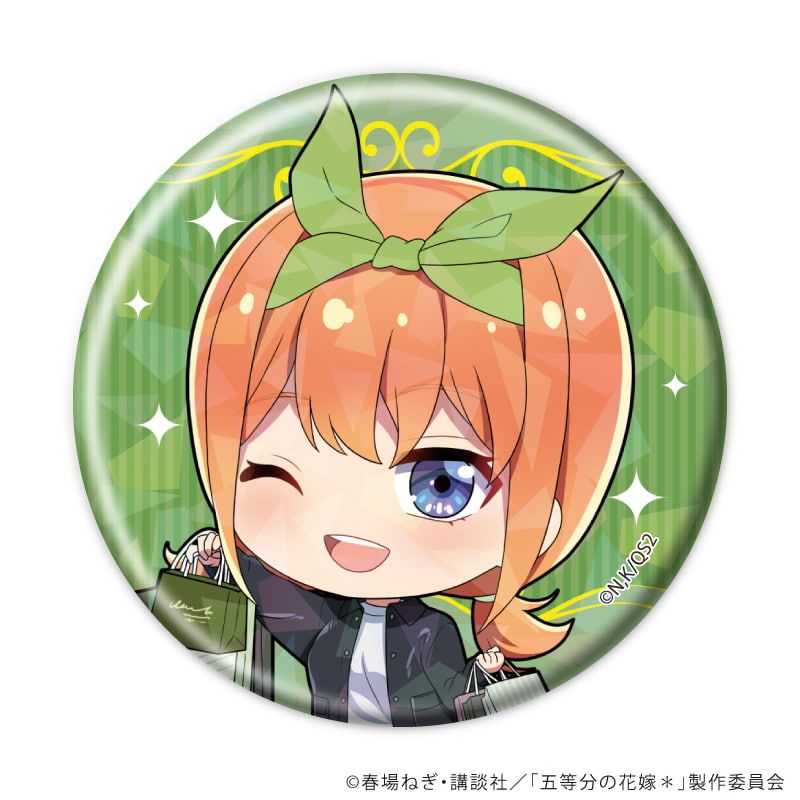 ホログラム缶バッジ(57mm)「五等分の花嫁＊」01/ショッピングver. コンプリートセット(全10種)(ミニキャライラスト)