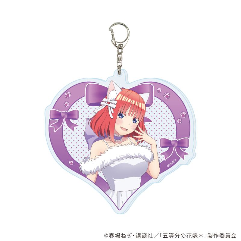 デカアクリルキーホルダー「五等分の花嫁＊」02/二乃 エレガントキャットver.(描き下ろしイラスト)