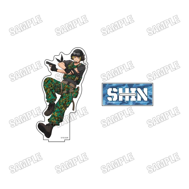 SAKAMOTO DAYS 描き下ろしBIGアクリルスタンド 2 朝倉シン サバイバルゲームVer.