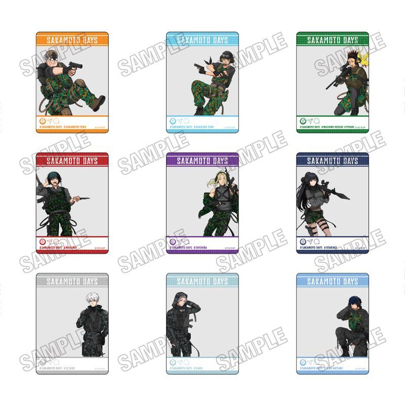 SAKAMOTO DAYS 描き下ろしSNS風クリアカードコレクション サバイバルゲームVer.