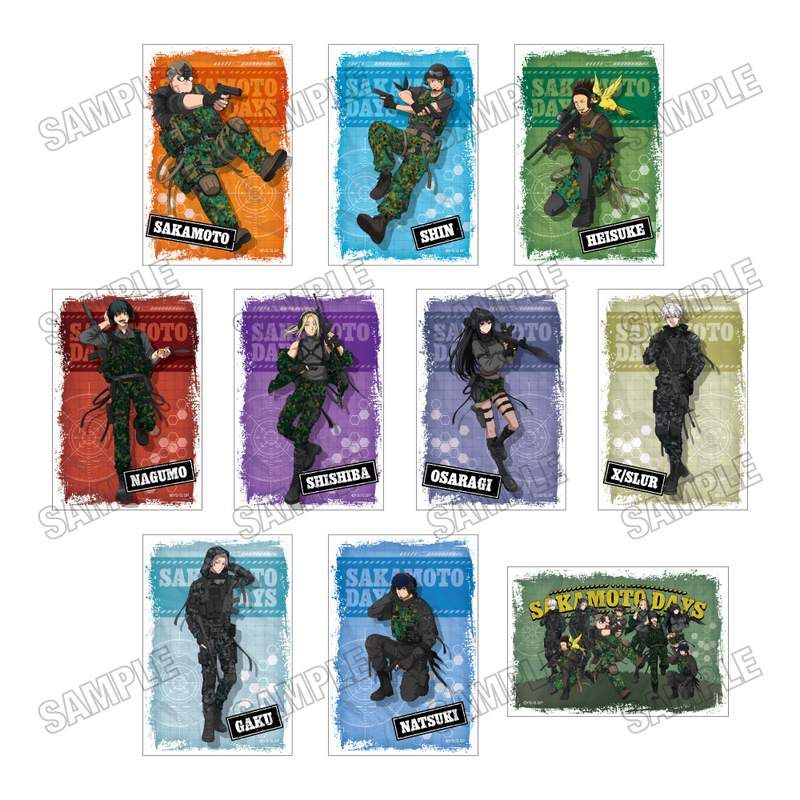 SAKAMOTO DAYS 描き下ろしイラストカードセット サバイバルゲームVer.