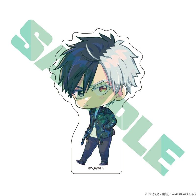 桜遥 WIND BREAKER アクリルブロック ナムコ 原作絵 WIND BREAKER アクリルブロック 桜遥｜アニメ・キャラクターコラボ
