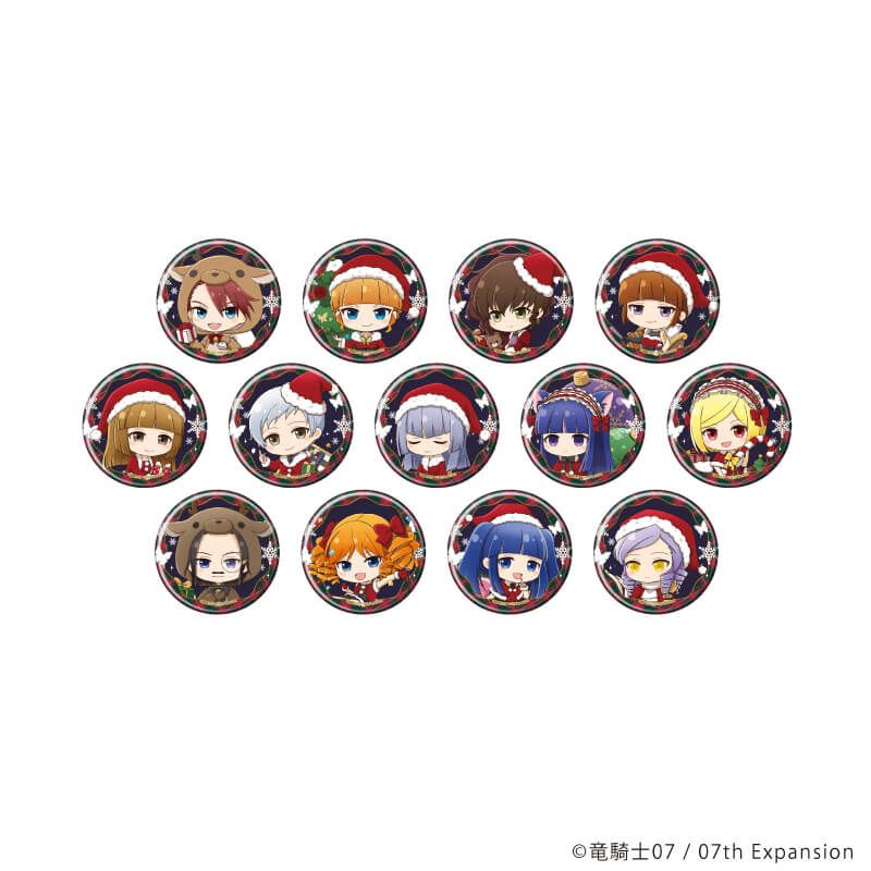 缶バッジ「うみねこのなく頃に」62/クリスマスver. ブラインド(13種)(ミニキャライラスト)