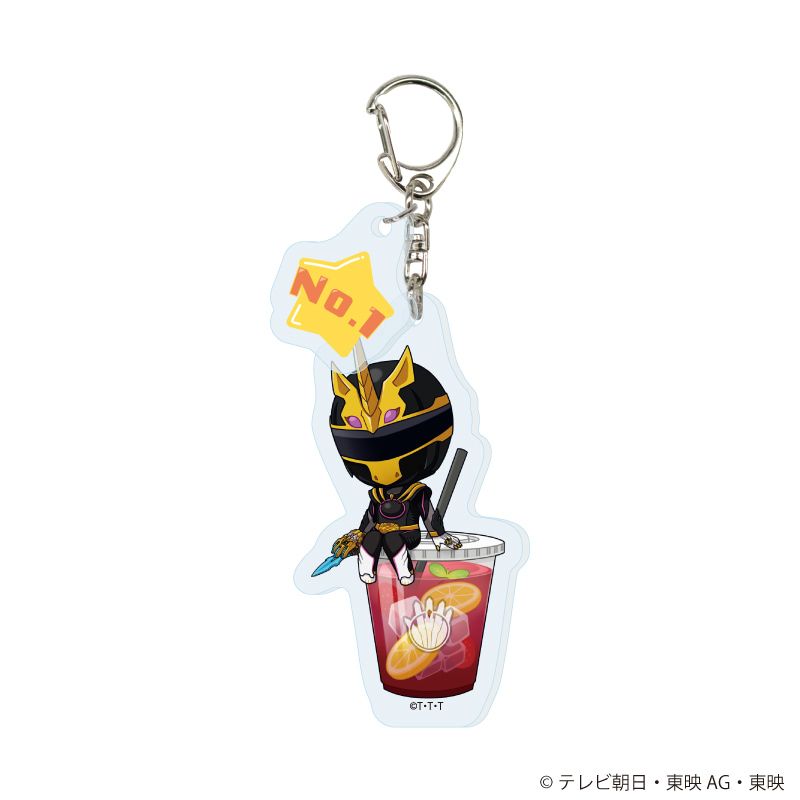 パーツ付きアクリルキーホルダー「ナンバーワン戦隊ゴジュウジャー」01/コンプリートセット(全12種)(描き起こしイラスト)