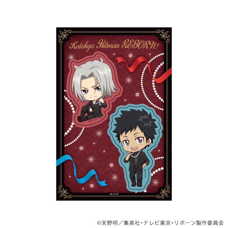 PETANTシール「家庭教師ヒットマンREBORN!」10/獄寺隼人&山本武(ミニキャライラスト)