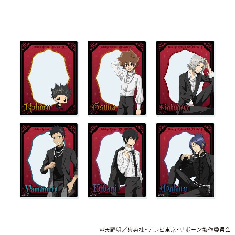 アクリルカード「家庭教師ヒットマンREBORN!」11/コンプリートセット(全6種)(描き下ろしイラスト)