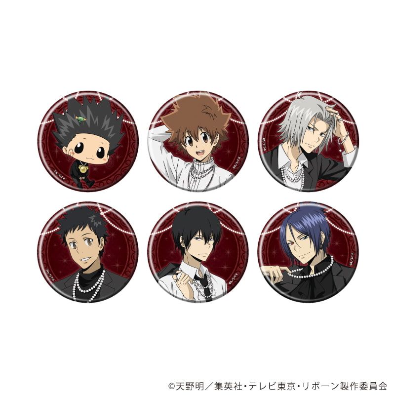 缶バッジ「家庭教師ヒットマンREBORN!」72/コンプリートセット(全6種)(描き下ろしイラスト)