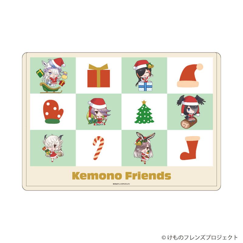 キャラクリアケース「けものフレンズ」07/集合デザイン クリスマスver.(フォトきゃらイラスト)