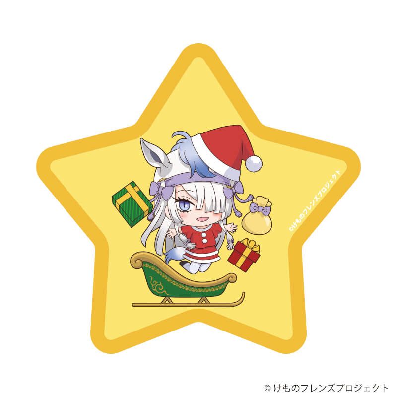 ダイカットマグネット「けものフレンズ」01/クリスマスver. ブラインド(6種)(フォトきゃらイラスト)