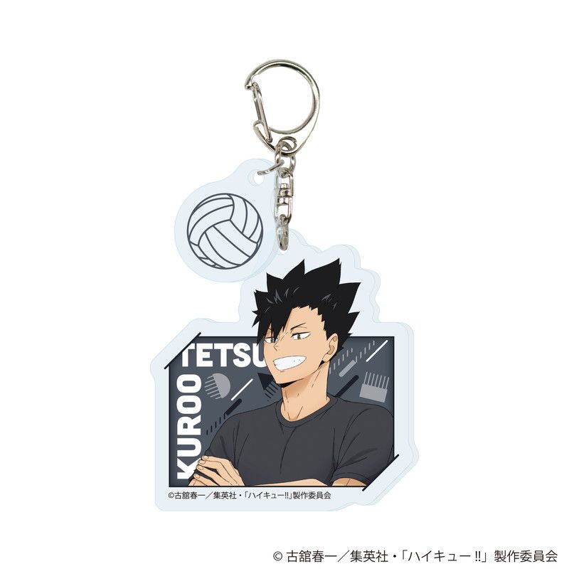 ハイキュー!! 描き下ろしトレーディングパーツ付きアクリルキーホルダー 振り返りタイムVer. 【全8種】コンプリートセット