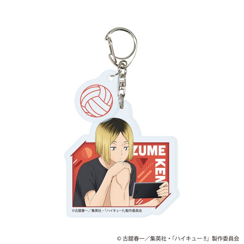 ハイキュー!! 描き下ろしトレーディングパーツ付きアクリルキーホルダー 振り返りタイムVer. 【全8種】コンプリートセット