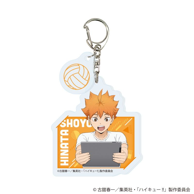 ハイキュー!! 描き下ろしトレーディングパーツ付きアクリルキーホルダー 振り返りタイムVer. 【全8種】ランダム1個