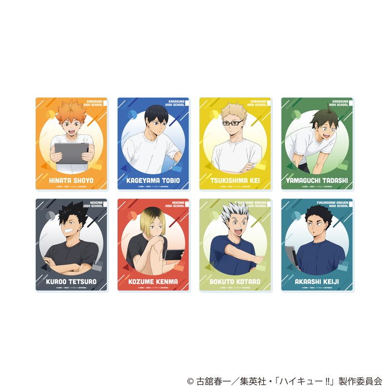 ハイキュー!! 描き下ろしトレーディングアクリルカード 振り返りタイムVer. 【全8種】ランダム1個
