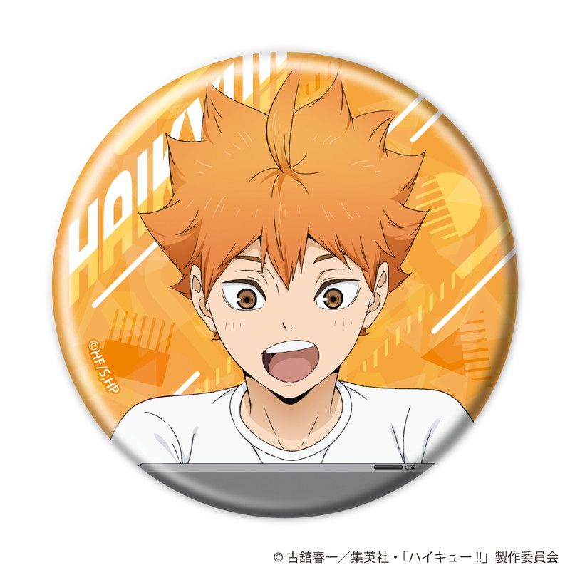 ハイキュー!! 描き下ろしトレーディングホログラム缶バッジ 振り返りタイムVer. 【全8種】ランダム1個