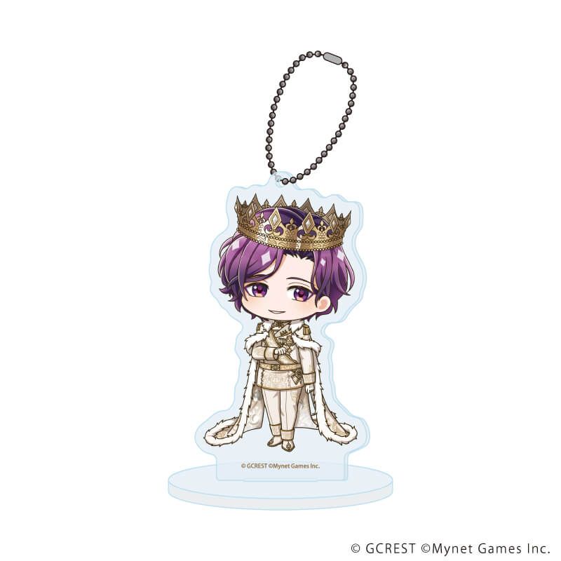 アクリルスタンドキーホルダー「夢王国と眠れる100人の王子様」58/ジーク(ミニキャライラスト)