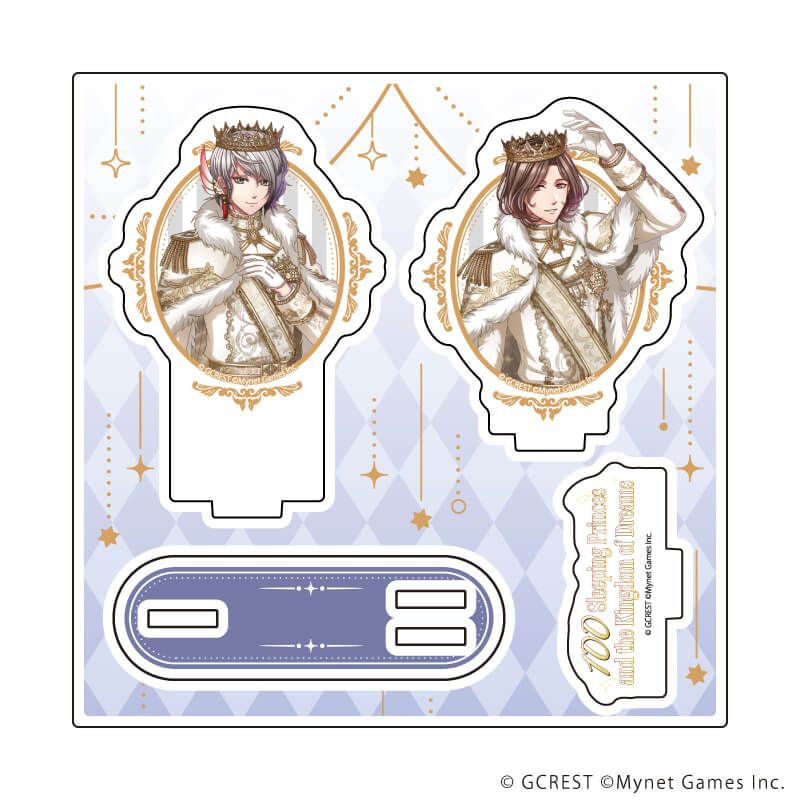 アクリルスタンドプレート「夢王国と眠れる100人の王子様」49/カノト＆コロレ(公式イラスト)