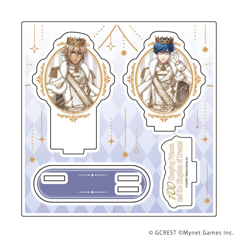 アクリルスタンドプレート「夢王国と眠れる100人の王子様」45/ハルディーン＆フォーマ(公式イラスト)