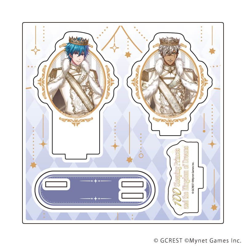アクリルスタンドプレート「夢王国と眠れる100人の王子様」44/シリウス＆ダグラス(公式イラスト)