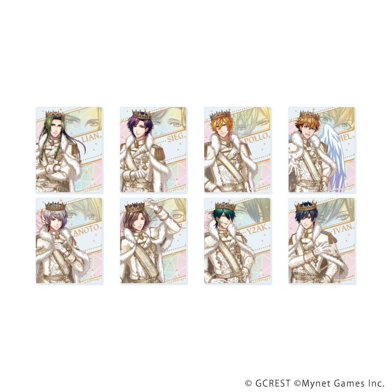 アクリルカード「夢王国と眠れる100人の王子様」12/コンプリートセット(全8種)(公式イラスト)