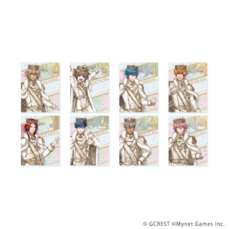 アクリルカード「夢王国と眠れる100人の王子様」11/コンプリートセット(全8種)(公式イラスト)