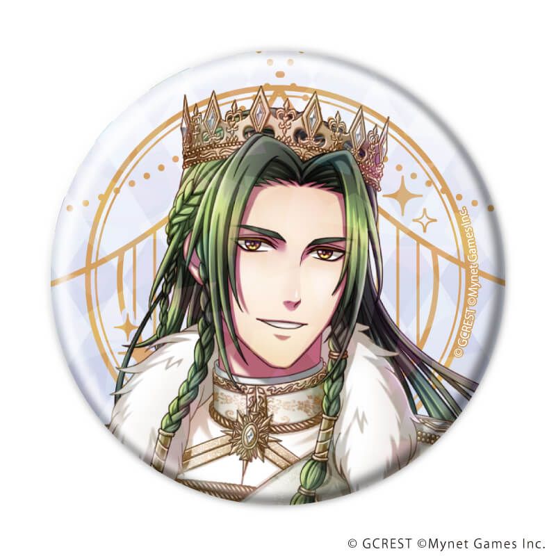 ホログラム缶バッジ(57mm)「夢王国と眠れる100人の王子様」13/コンプリートセット(全8種)(公式イラスト)