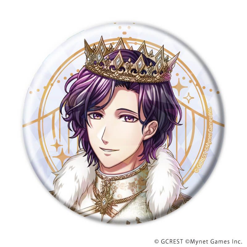 ホログラム缶バッジ(57mm)「夢王国と眠れる100人の王子様」13/コンプリートセット(全8種)(公式イラスト)