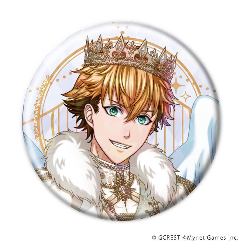 ホログラム缶バッジ(57mm)「夢王国と眠れる100人の王子様」13/コンプリートセット(全8種)(公式イラスト)