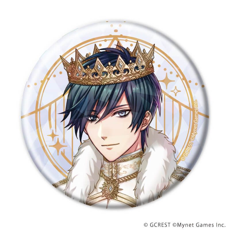 ホログラム缶バッジ(57mm)「夢王国と眠れる100人の王子様」13/コンプリートセット(全8種)(公式イラスト)