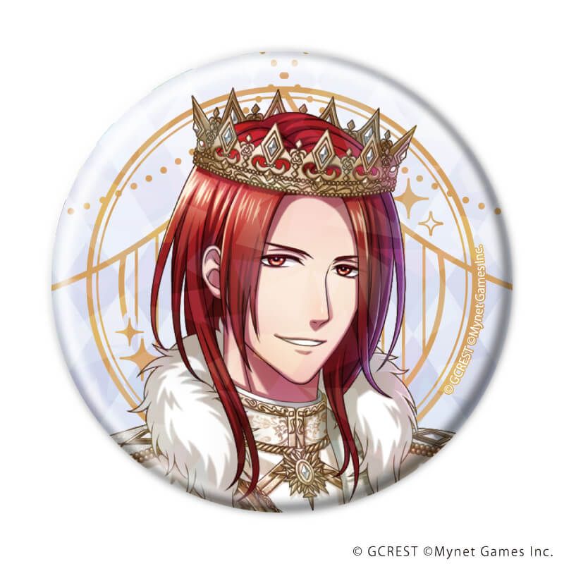 ホログラム缶バッジ(57mm)「夢王国と眠れる100人の王子様」12/コンプリートセット(全8種)(公式イラスト)