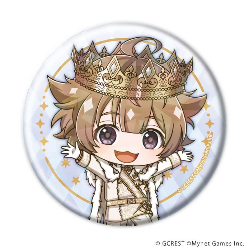 ホログラム缶バッジ(57mm)「夢王国と眠れる100人の王子様」14/ブラインド(8種)(ミニキャライラスト)