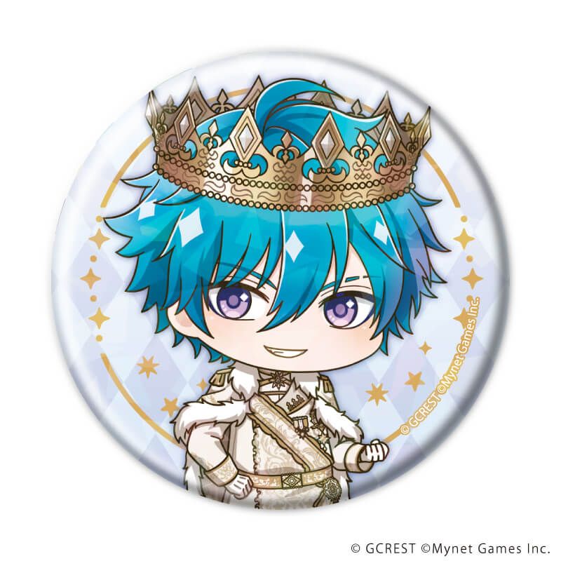 ホログラム缶バッジ(57mm)「夢王国と眠れる100人の王子様」14/ブラインド(8種)(ミニキャライラスト)