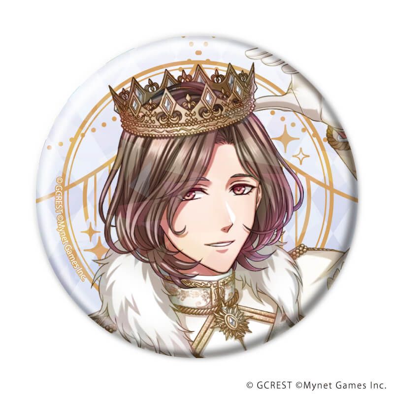 ホログラム缶バッジ(57mm)「夢王国と眠れる100人の王子様」13/ブラインド(8種)(公式イラスト)