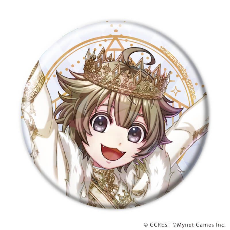 ホログラム缶バッジ(57mm)「夢王国と眠れる100人の王子様」12/ブラインド(8種)(公式イラスト)