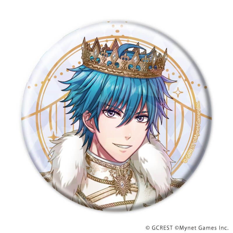 ホログラム缶バッジ(57mm)「夢王国と眠れる100人の王子様」12/ブラインド(8種)(公式イラスト)