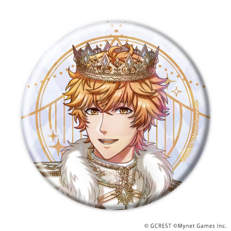 ホログラム缶バッジ(57mm)「夢王国と眠れる100人の王子様」12/ブラインド(8種)(公式イラスト)