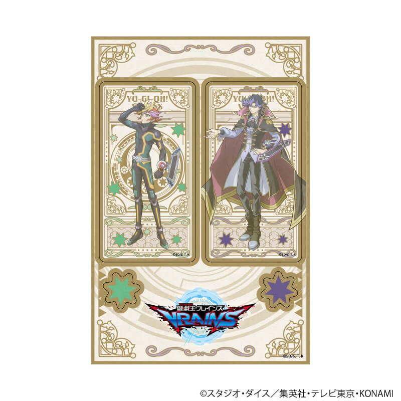 PETANTシール「遊☆戯☆王VRAINS」03/Playmaker＆Ai(人間態)(ANTRAITEイラスト)