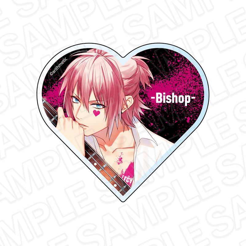 DYNAMIC CHORD ハート型アクリルブロック Bishop