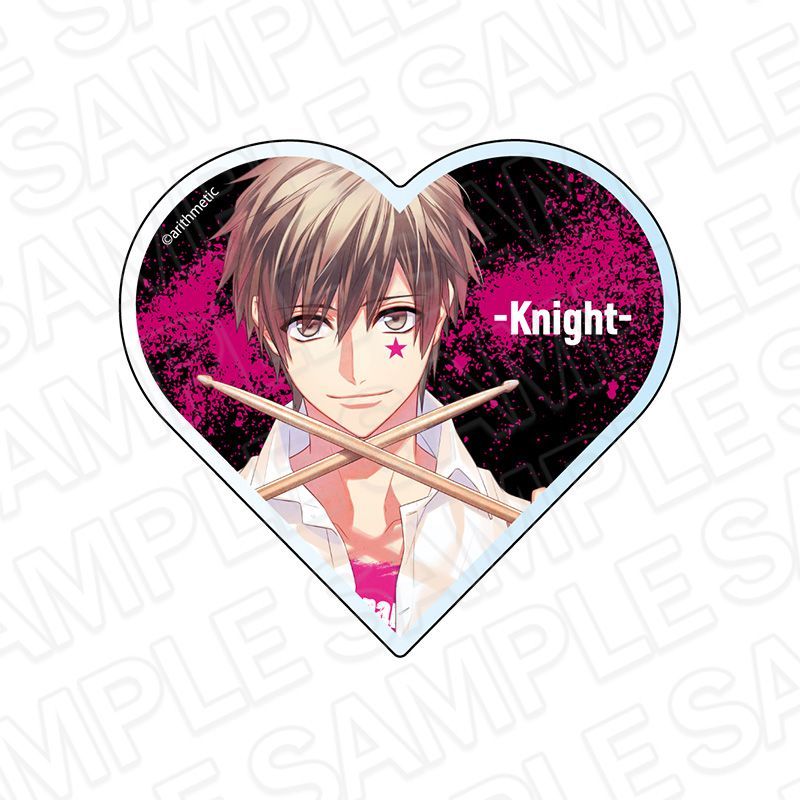 DYNAMIC CHORD ハート型アクリルブロック Knight