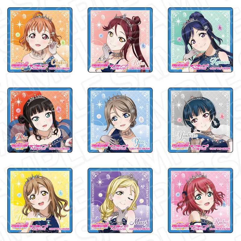 ラブライブ!サンシャイン!! アクリルブロック ブリリアントジュエリーVer.